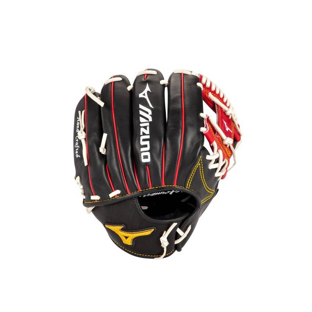 Damske Rukavice Mizuno Pro Michael Chavis 11.75" Baseball Čierne/Červené Vypredaj NOUB79348